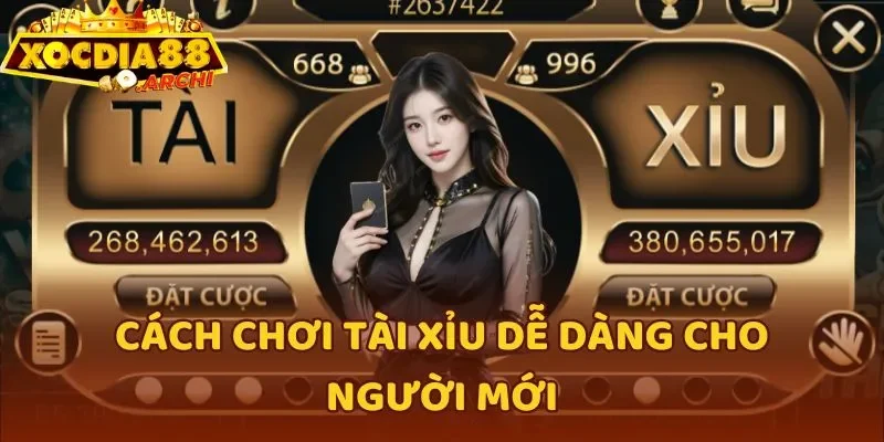 Cách chơi tài xỉu dễ dàng cho người mới