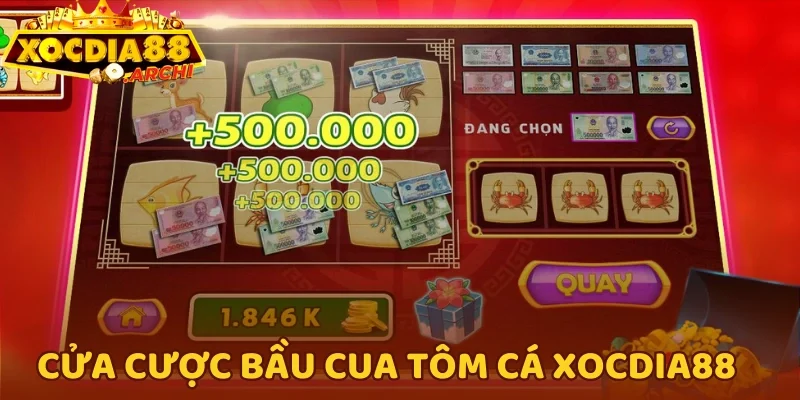 Cửa cược Bầu Cua Tôm Cá Xocdia88
