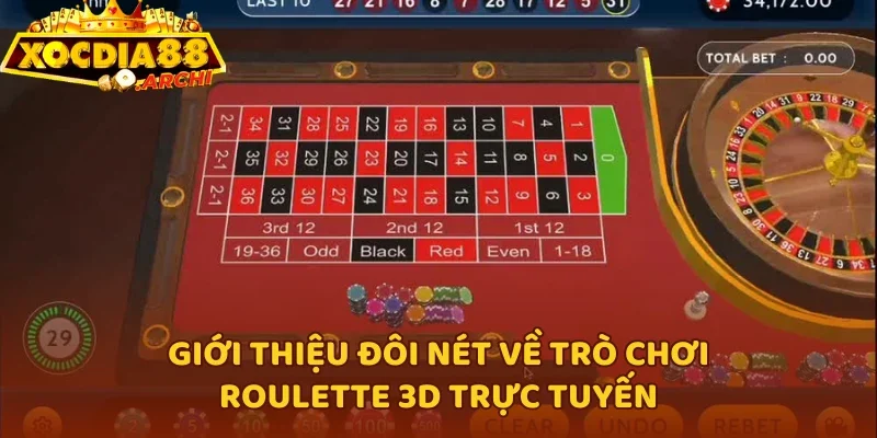 Giới thiệu đôi nét về trò chơi Roulette 3D trực tuyến