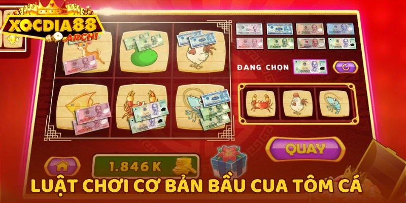 Luật chơi cơ bản Bầu Cua Tôm Cá