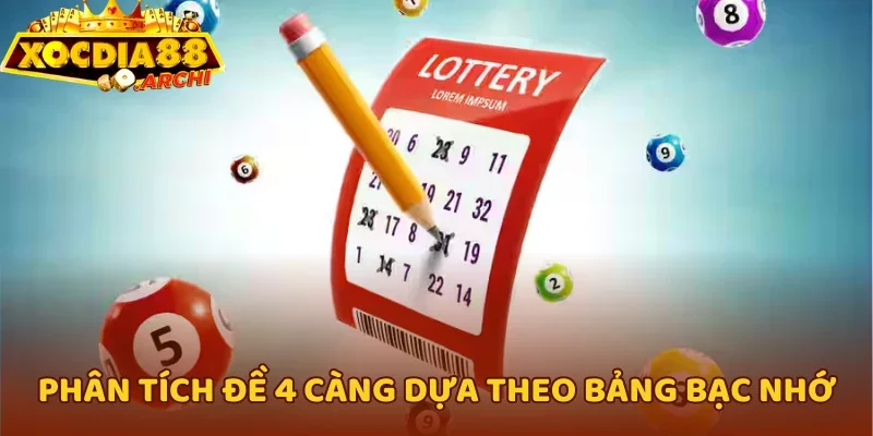 Phân tích đề 4 càng dựa theo bảng bạc nhớ