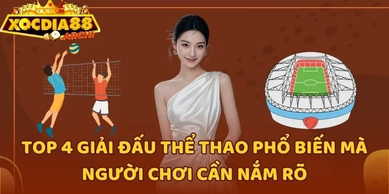 Top 4 giải đấu thể thao phổ biến mà người chơi cần nắm rõ